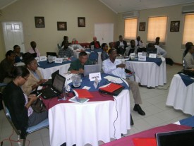Participants in the Leadership course in St. Lucia