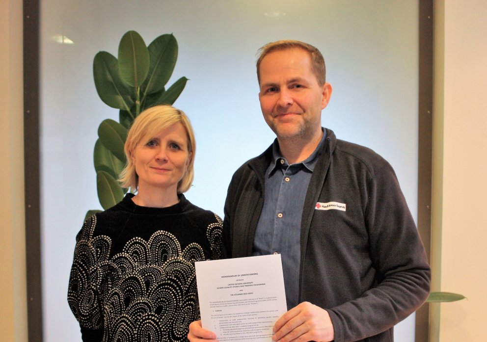 UNU-GEST and the Icelandic Red Cross sign a Memorandum of Understanding ...