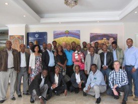 Lecturers and organisers with the participants of the short course