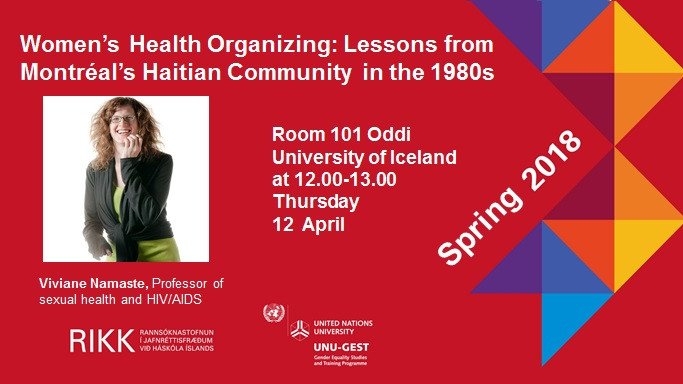 Professor Viviane Namaste is the seventh lecturer in this term‘s lecture series