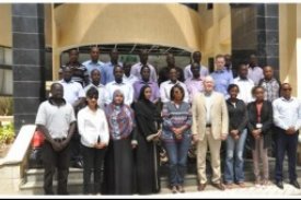 Participants, lecturers and members of the AGCE Steering Committee on the opening day of the short course