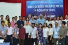 Participants in Broodstock Managment course