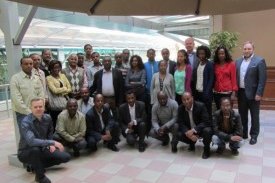 Lecturers and organisers with the participants of the short course