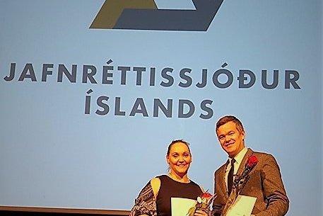Erla Hlín Hjálmarsdóttir and Pétur Waldorff received two grants on 19th June