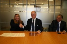 The agreement being signed