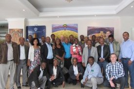 Lecturers and organisers with the participants of the short course