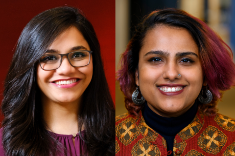 From left: Sana Lokhandwala and Radhika Modi