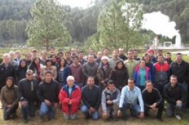 Participants, lecturers and organizers at Los Azufres