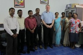 Thor with FTP fellows at NARA in Sri Lanka